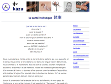 Tablet Screenshot of kazu.ch